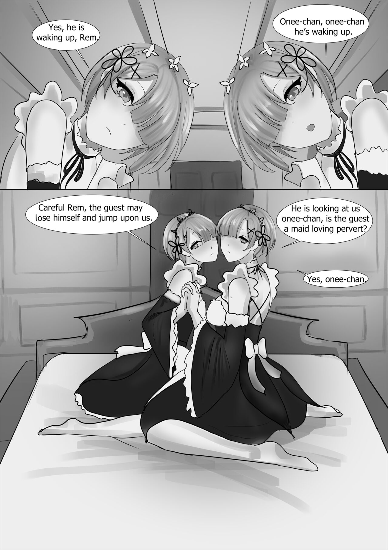 Re:zero Voring in another world mini comic page 2 full