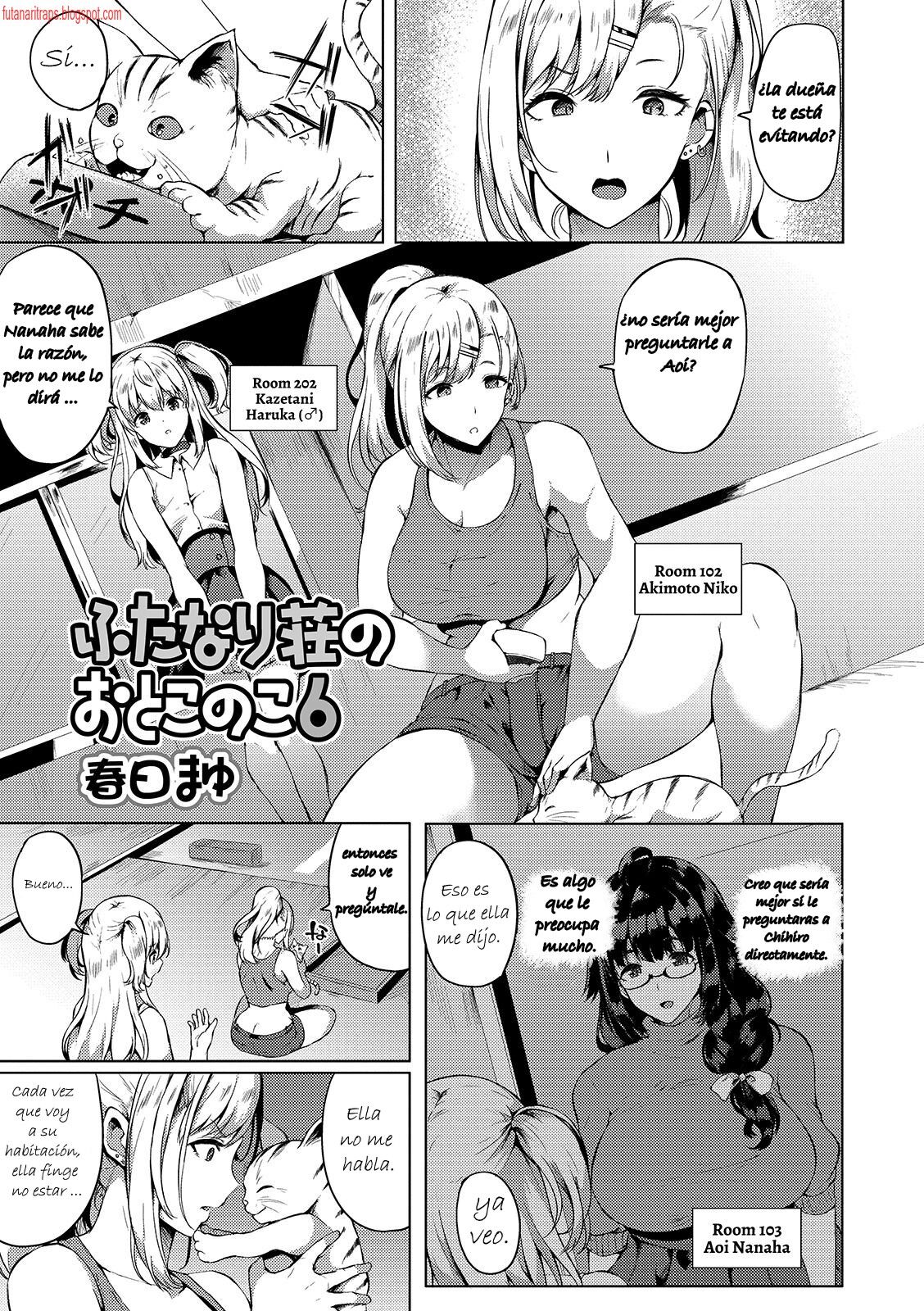 Futanari-sou no Otokonoko 6 page 1 full